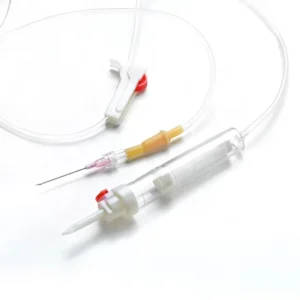 Blood Transfusion Set 150cm with Flushbulb and 18G Needle