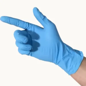 Blue Black Nitrile Safety Gloves Pure Silicone Exam Gloves for Water Proof for Machine Operation Garden Protective