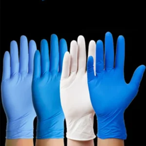 Blue Clear Black Color Custom Nitrile PVC Gloves Powder Free Examination Disposable Clean Latex Vinyl Nail Gloves