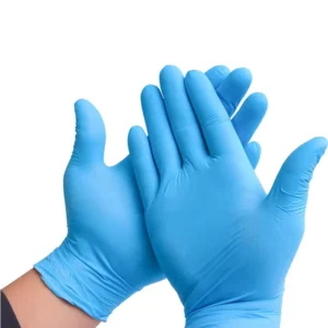Blue Color Nitrile Gloves Disposable Gloves Powder Free Medical Examination Latex Free Gloves