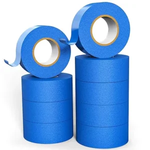 Blue Crepe Paper Rubber Masking Tape Exterior Construction Car Automotive Painting UV Resistant Waterproof Heat Resistant 14
