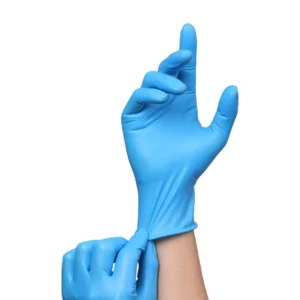 Blue Disposable Nitrile Gloves Thickened High Elasticity Baking Catering Dishwashing Household Kitchen Oil Proof Anti Fouling