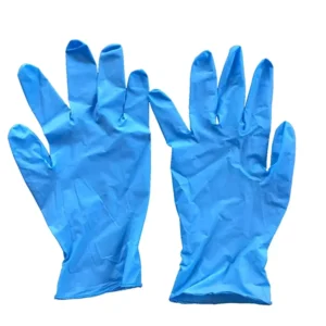Blue High Quality Waterproof Safety Disposable Nitrile Gloves