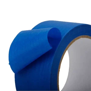 Blue Masking Paper Tape Heat Resistant Clean Release for Professional Auto Body Work Blue Masking Paper Tape