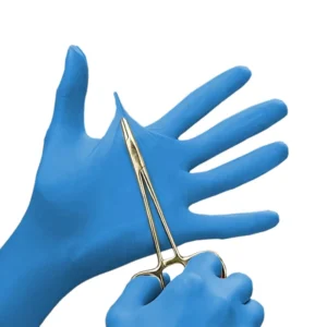 Blue Medical Nitrile Gloves Powder Free Customized Texture Packaging Factory Direct Price High Quality