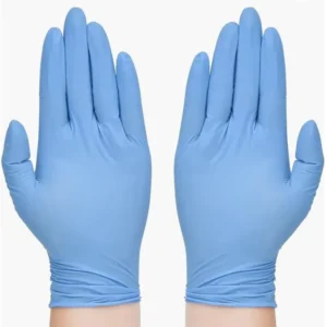 Blue Nitrile Exam Gloves Powder Free Disposable Medical Grade Textured Manufacturers Direct Sale