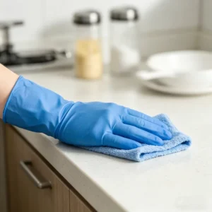 Blue Nitrile Gloves Disposable Powder Free Food Grade Kitchen Baking Cleaning Laboratory Gloves