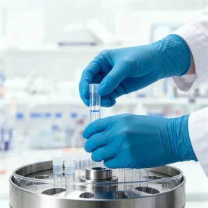 Blue Nitrile Gloves Disposable Powder Free Lab Exam Chemical Resistant Laboratory Safety Gloves