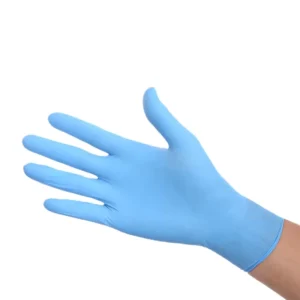 Blue Nitrile Gloves Medical Use Powder Free OEM Available