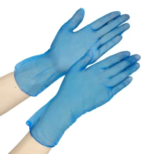 Blue PVC Gloves Hospital Aged Care Dental Veterinary Waterproof Disposable Powder Free 3mil Vinyl Examination Gloves for Medical