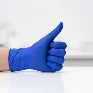 Blue Powder Free Latex Free 3.5mil Examination Grade Medical Disposable Nitrile Gloves