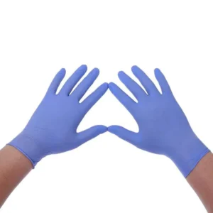 Blue Purple Nitrile Examination Gloves Powder Free Disposable Industrial Medical Food Handling Use Manufacturer Supply