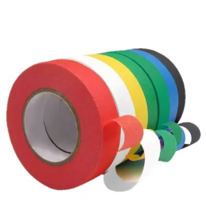 Blue Rubber Painters Tape Pre Taped Masking Film No Residue High Heat Resistant Art Lab Labeling Decorations Masking