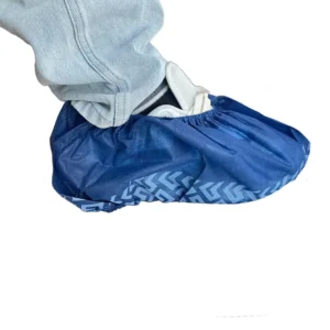 Blue Striped Non woven Shoes Cover Medical Shoes