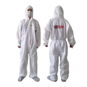 Body Suit Protection Level for Anti Spraying Coverall Medical Personal Protective Clothing Suits With Hat Head Cover