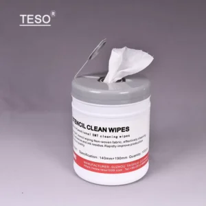 Bottle Cleaning Wipes White Color Dry Wipes in Canister Surface Cleaning Wipes Factory Cleaning Products