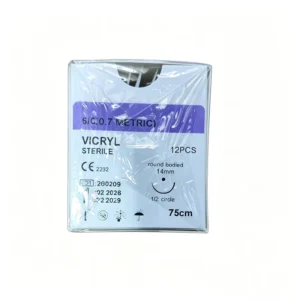 Braided Eo Sterilized Absorbable Sterile Violet Colored Three Year Guarantee Vicryl for Clinical Application