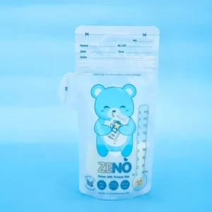 Breast Milk Freezer Bag BPA free Non toxic Baby Safe Pre sterilized Packaging With Capacity Scale Self standing