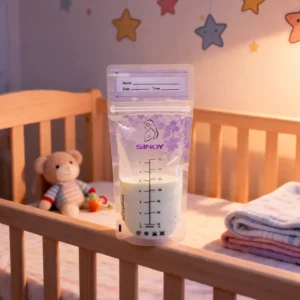 Breast Milk Freezer Pouch Food Grade Baby Food Gamma Sterilized with Graduation Markings Writeable Label Area Airtight