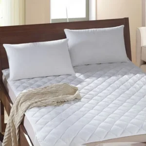 Breathable 100% Cotton Quilted Plain Queen Size Anti-Mite Anti-Bacteria Waterproof Bed Mat Mattress Protector