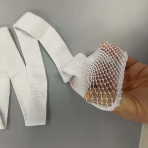 Breathable Bandage Roll Stretchable Mesh Gauze Wrap Cuttable Nursing Aid for Wounds Toes Feet Legs Fingers