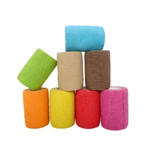 Breathable Cohesive Bandage First Aid Waterproof Nonwoven Sports Cohesive Bandage