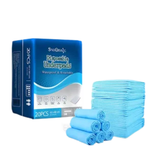 Breathable Cotton Soft Care Incontinence Nursing Under Pad Hospital Absorbent Mat Pee Pads Disposable Underpads for Beds