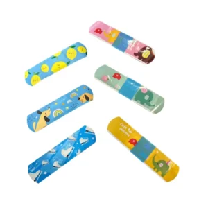 Breathable PVC Material Medical Grade Antibacterial Waterproof Cartoon Wound Dressing Hypoallergenic CE