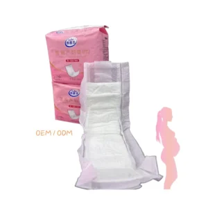 Breathable Printed Disposable Non Woven Fabric PE Backsheet Maternity Pads Leak Guard Incontinence Nappies for Adult Diaper