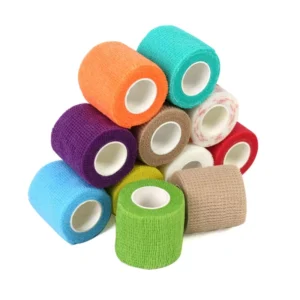 Breathable Self Adhesive Cohesive Compression Conforming Bandage Elastic Self Adherent Wrap Rolls for Sports Wrist Ankle