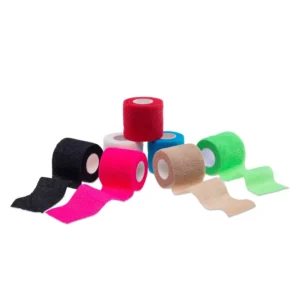 Breathable and Soft Veterinary Cohesive Elastic Bandage Non Woven Latex Tape Wrap for Animal Injury Support
