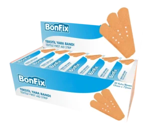 Breathing 3 Holes Adhesive Fabric Bandage Wound Band Aid First Aid Plaster