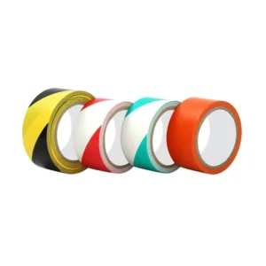 Bright Color PVC Floor Warning Marking Tape Weather Resistant Strong Adhesive for Workshop Storage Area Separation