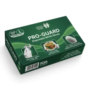 Brillink White Disposable Nitrile Gloves Latex Free Silicone Free Powder Free Non Sterile Customizable Textured Fingers M L XL