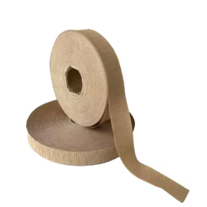 Brown Crepe Paper for Machine Packing Crinkle Brown Paper for Low Voltage Application