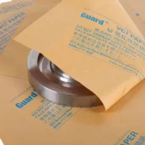 Brown Embossed Crepe Laminated Single Side Coating PE Kraft Paper VCI Vapor Phase Rust Proof Paper