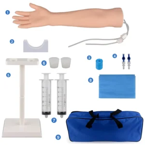 Budget friendly Silicone IV Injection Training Arm with New Infusion Tools