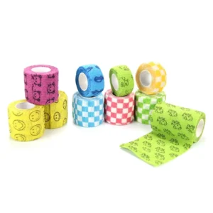 Bulk Custom Logo Printing Vet Wrap Cohesive Elastic Bandage