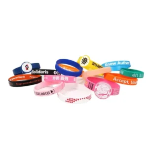 Bulk Customised Qr Code Identity Wrist Bands Bracelet Football Tie Dye Rubber Wristbands Silicone Wristbands