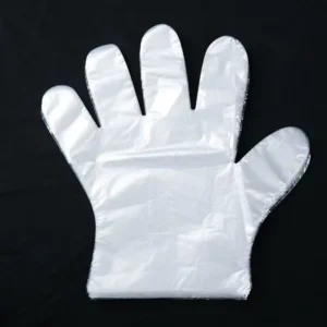 Bulk Customizable Pack Oilproof Disposable Non Sterile HDPE Plastic Gloves for Restaurant Food