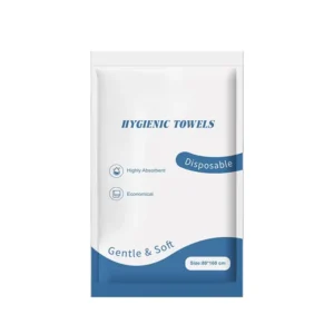 Bulk Pack Disposable Nonwoven Cotton Biodegradable Flushable Hypoallergenic Quick Dry Soft Gentle Cleansing Bath Towel OEKO TEX