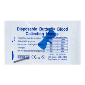 Butterfly Needle for Blood Draw 23g Blood Collection Needle Set for Dogs Horses Rabbits Cats