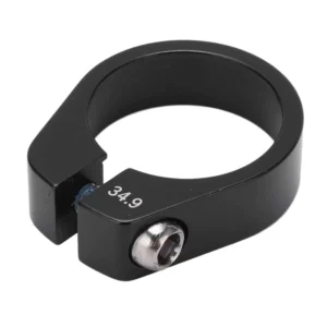 CANSUCC Mountain Bike Seat Pipe Clamp Wear Resistant Aluminum Alloy Saddle Pipe Clip34.9mm