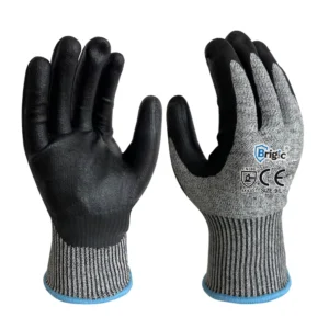 CE ANSI 13G HPPE Cut Resistant Level 5 Anti Slip for Screen Puncture Resistant Abrasive Finger Safety Gloves