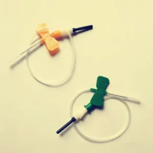 CE Approved 21G 23G Safety butterfly Needle Sterile Two winged Blood Collection Set for Vacutainer Vet Care