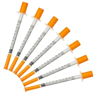 CE Approved Disposable Safety 0.5ml 31G Single Use Insulin Syringe with Needle Professional Made