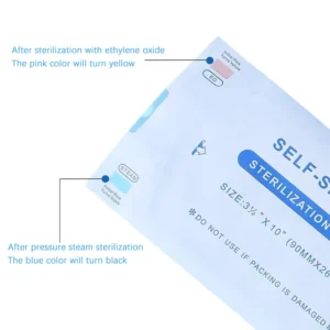 CE Approved EO Sterilized Disposable Sterilizer Pouch Eco friendly Transparent Medical Consumables for Dental Lab Packaging