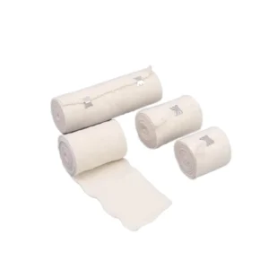 CE Approved Spandex Tabby Elastic Bandage Medical Bandages Wrap Breathable Plain Bandage for Wound Care