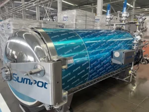 CE Certification Industrial Sterilization Retort for Mushrooms Meat Juice Canned Fish Autoclave Machine