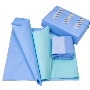 CE Certified 100% Virgin Wood Pulp Medical Sterilization Wraps Paper Hospital Surgical Crepe Paper Roll for Packaging